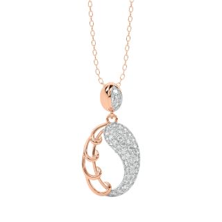 Eleanor Round Diamond Pendant